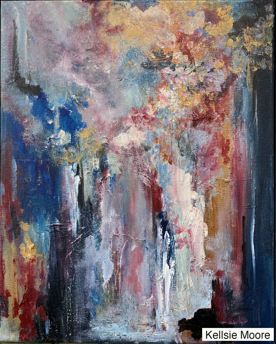 Waterfall of Jewels by Kellsie Moore.