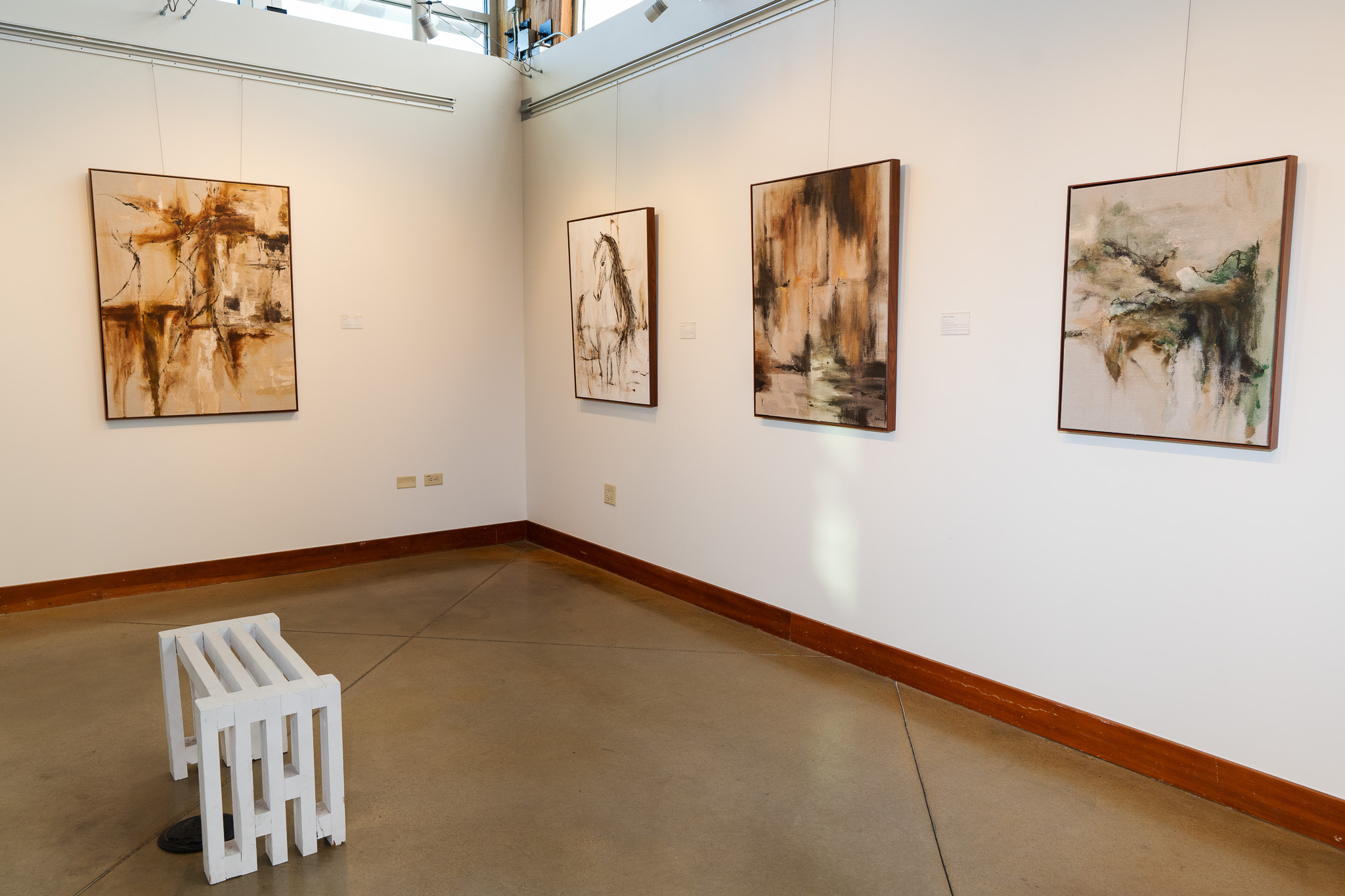 No Roots, White Horse, Sound of Sediment and The Hills of Glencoe installed at Art Gym Denver.