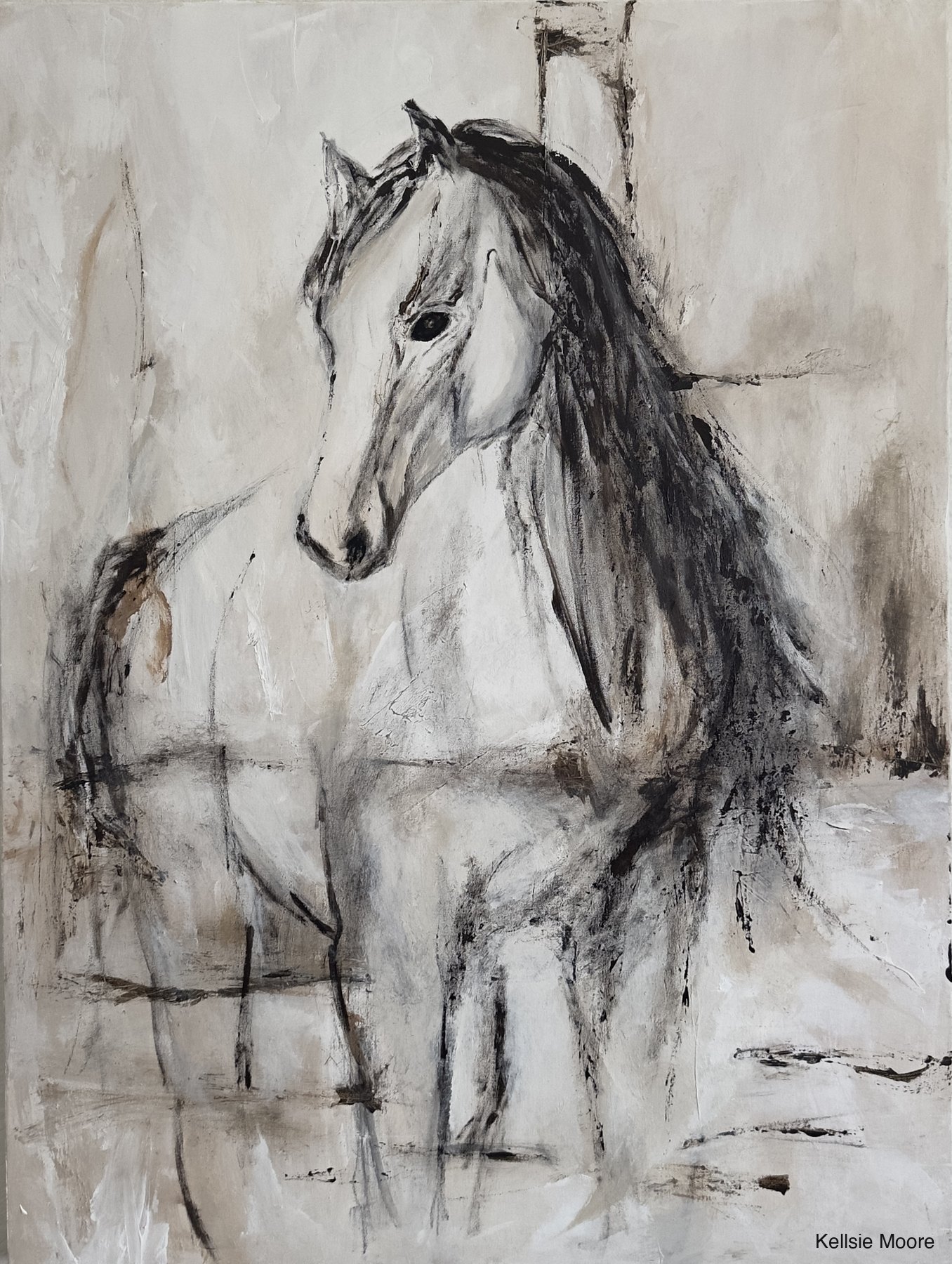 White Horse by Kellsie Moore.