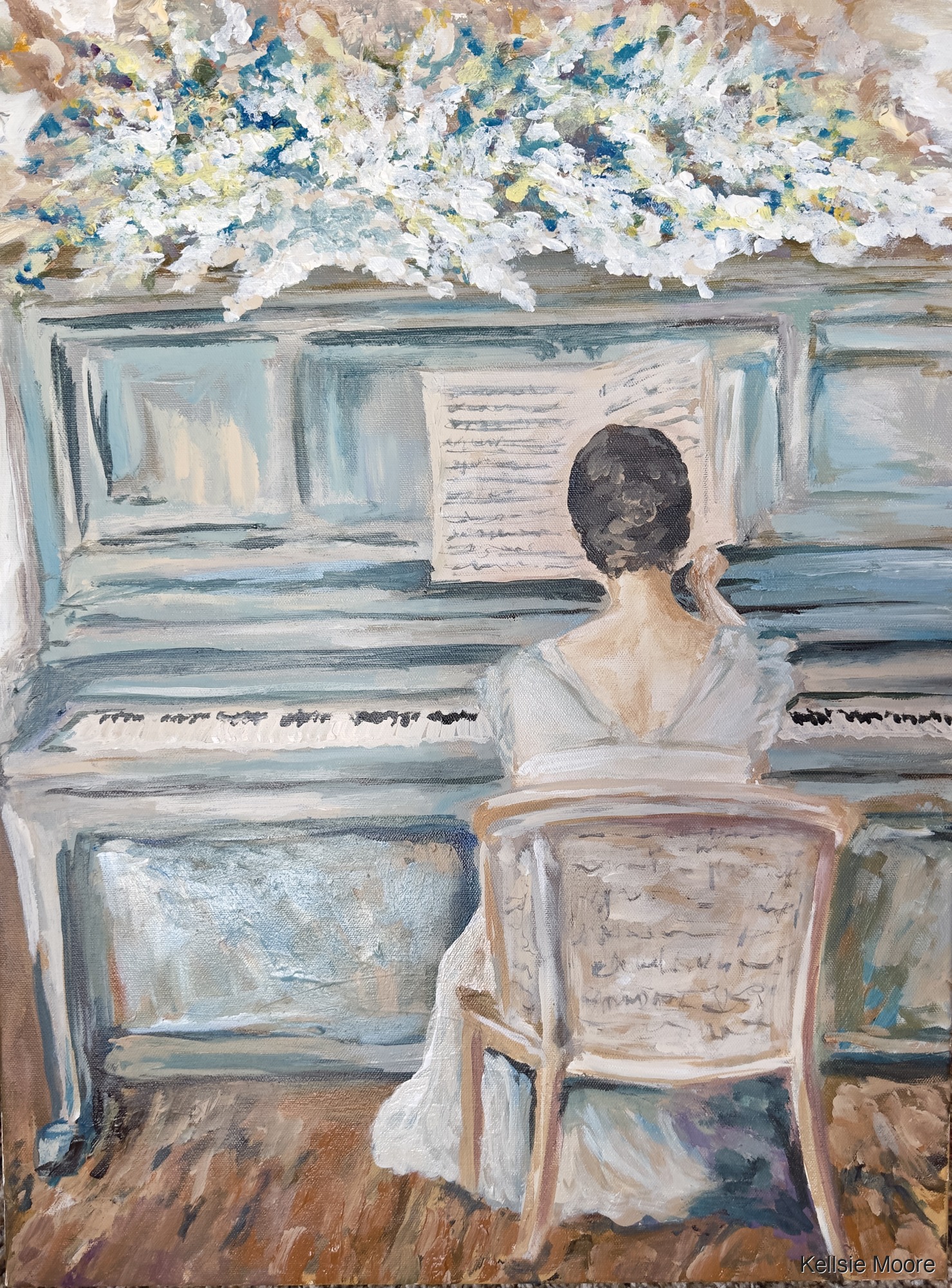 Piano Woman by Kellsie Moore.