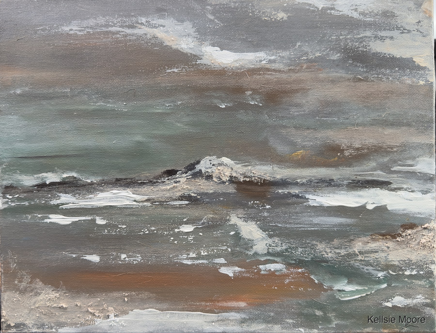 Rocky Shore by Kellsie Moore.