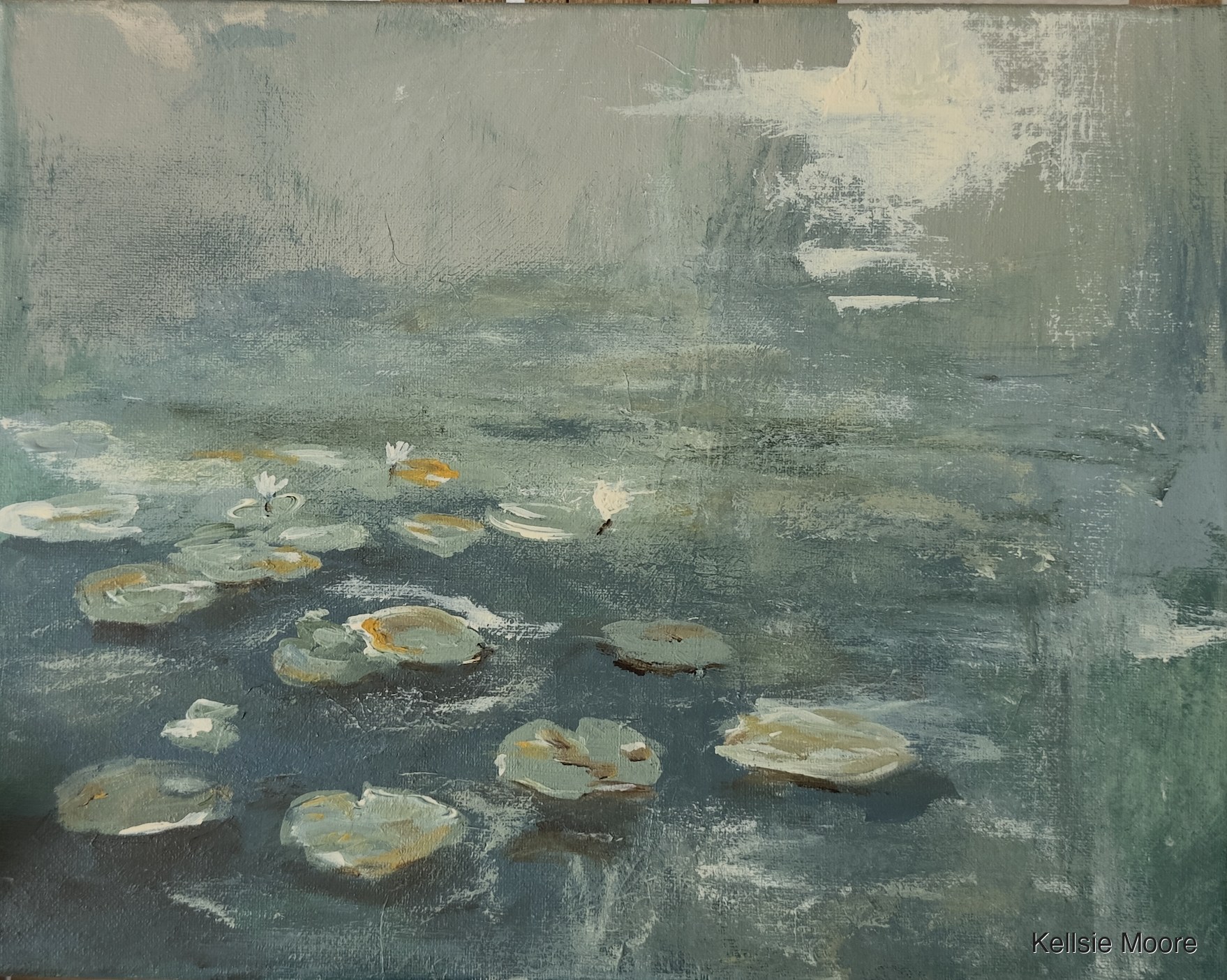 Water Lilies Study by Kellsie Moore.